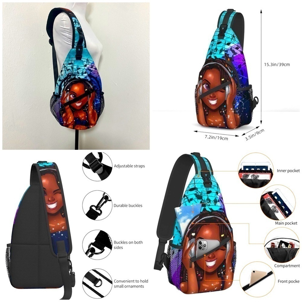 Sling Backpack Travel Hiking Daypack for Women Men Shoulder Bag for Casual Sport